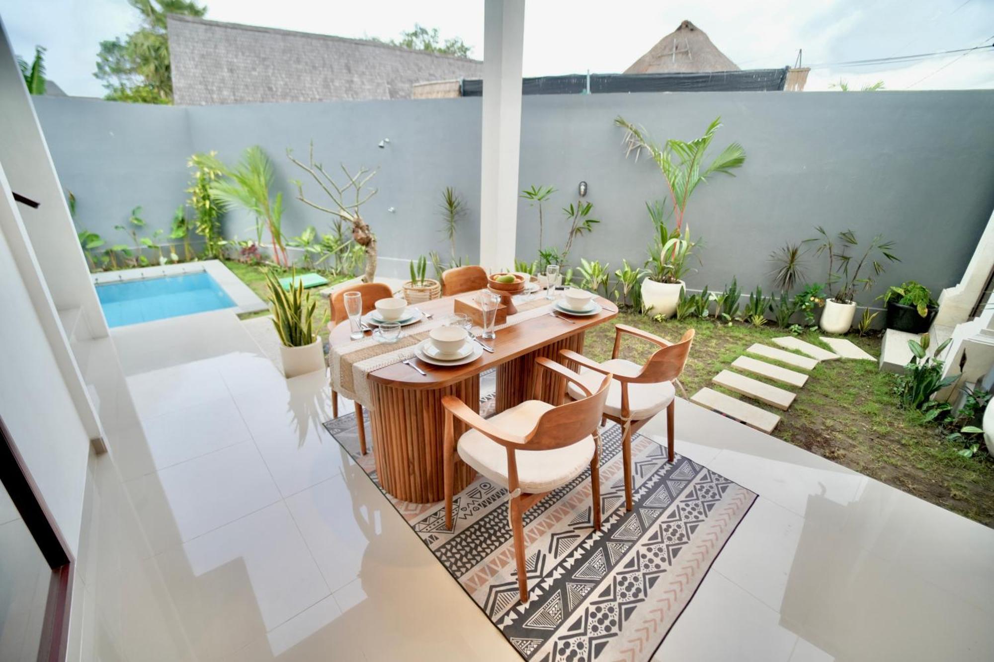 Villa In Seminyak Villa Mitra Dua Ricefield View Relax ケロボカン エクステリア 写真